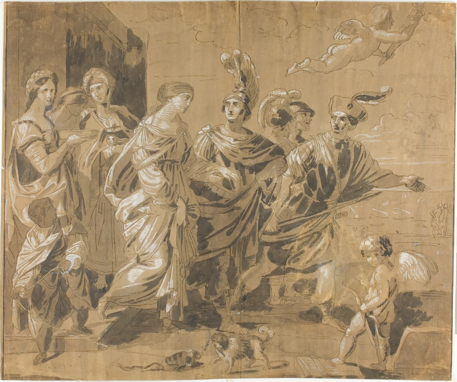 Guido Reni, Abduction of Helen, after 1627. Art Institute of Chicago, public domain.