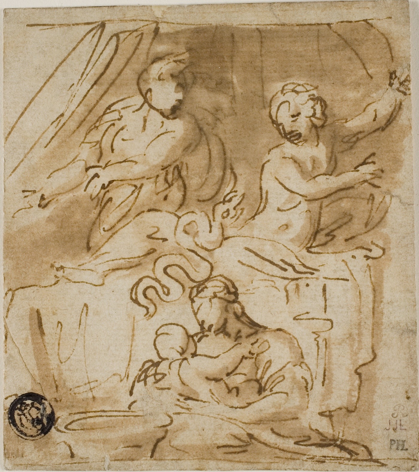 Nicolas Poussin, Birth of Alexander, 1640s. Art Institute of Chicago, public domain.