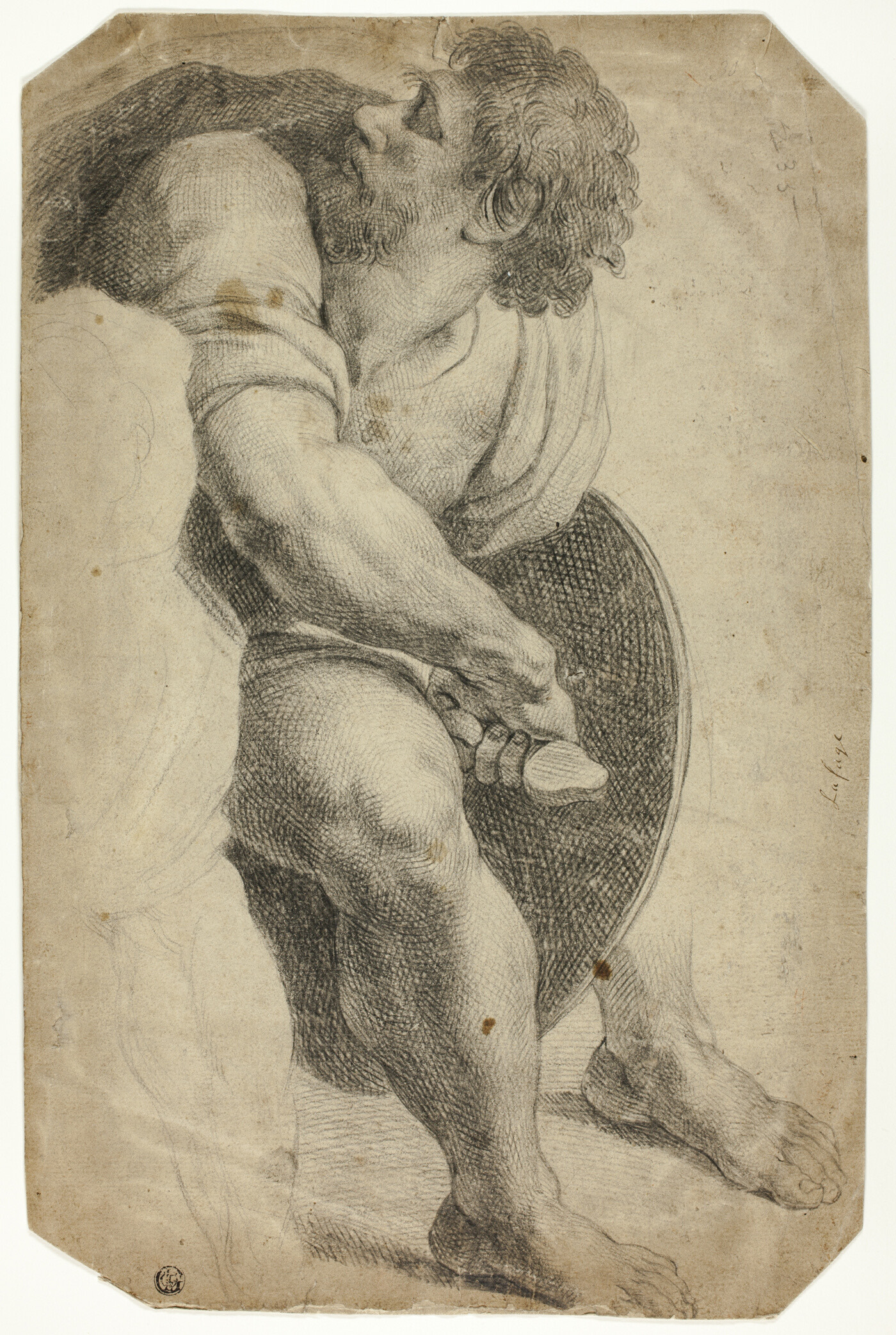 Raphael, Guard Drawing His Sword. Art Institute of Chicago, public domain.
